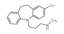 11-[3-(methylamino)propyl]-5,6-dihydrobenzo[b][1]benzazepin-3-ol结构式