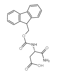 Fmoc-L-异天冬酰胺结构式
