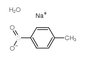 对甲苯亚磺酸钠,水合物结构式