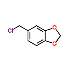 5-氯甲基-1,3-苯并二氧杂环戊烯结构式