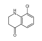 8-CHLORO-2,3-DIHYDROQUINOLIN-4(1H)-ONE结构式