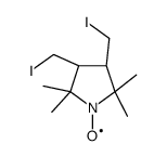 (3R,4R)-rel-3,4-双(碘甲基)-2,2,5,5-四甲基-1-吡咯烷氧基结构式