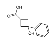 3-羟基-3-苯基环丁-1-羧酸结构式