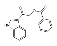 [2-(1H-indol-3-yl)-2-oxoethyl] benzoate Structure