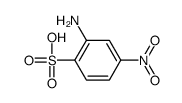 4-硝基-2-氨基苯磺酸结构式