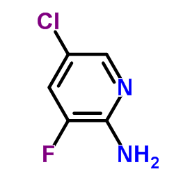 2-氨基-3-氟-5-氯吡啶结构式