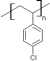 聚(4-氯苯乙烯)结构式