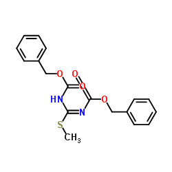 1,3-二(苄氧羰基)-2-甲基异硫脲结构式