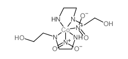 Cobalt(1+),bis[2-[(2-aminoethyl)amino]ethanol]dinitro-, iodide (8CI) structure