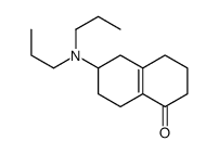 6-(二丙基氨基)-3,4,5,6,7,8-六氢萘-1(2H)-酮结构式