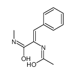 2-acetamido-N-methyl-3-phenylprop-2-enamide结构式
