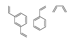 丁二烯与苯乙烯和二乙烯苯的聚合物结构式