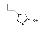 4-cyclobutylpyrrolidin-2-one Structure