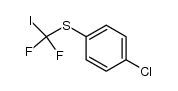 1-chloro-4-(difluoroiodomethylsulfanyl)benzene结构式