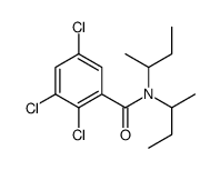 N,N-di(butan-2-yl)-2,3,5-trichlorobenzamide结构式