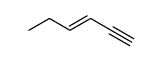 3-hexen-1-yne结构式