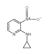 N-环丙基-3-硝基吡啶-2-胺结构式
