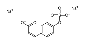 p-Coumaric Acid 4-O-Sulfate Disodium Salt Structure