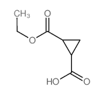(1R,2R)-2-乙氧基羰基环丙烷-1-羧酸结构式