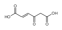 4-oxo-hex-2t-enedioic acid Structure