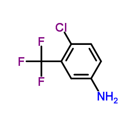 2-氯-5-氨基三氟甲苯结构式