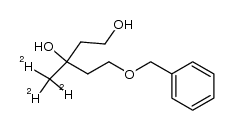 5-benzyloxy-3-[(2H3)methyl]-4-pentan-1,3-diol Structure