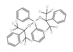 双[α,α-双(三氟甲基)苯甲醇合]二苯硫结构式