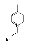 1-乙基-4-甲基溴化吡啶结构式