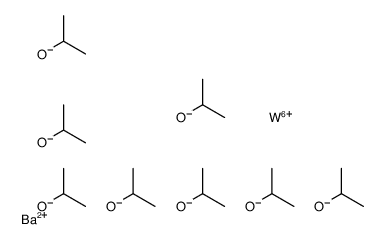 BARIUM TUNGSTEN ISOPROPOXIDE 10 W/V IN ISOPROPANOL结构式