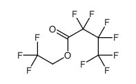2,2,2-trifluoroethyl 2,2,3,3,4,4,4-heptafluorobutanoate结构式