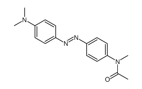 4'-[[p-(Dimethylamino)phenyl]azo]-N-methylacetanilide结构式