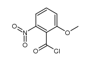 2-Methoxy-6-nitrobenzoyl chloride结构式