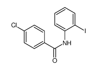 4-Chloro-N-(2-iodophenyl)benzamide Structure