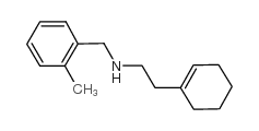 2-(cyclohexen-1-yl)-N-[(2-methylphenyl)methyl]ethanamine Structure