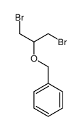 (((1,3-二溴丙烷-2-基)氧基)甲基)苯结构式