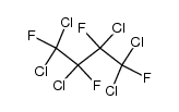 1,1,2,3,4,4-Hexachloro-1,2,3,4-tetrafluorobutane Structure