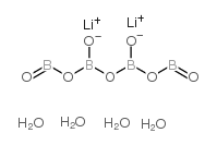 四硼酸锂N水结构式