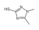 2,3-dimethyl-1H-1,2,4-triazole-5-thione结构式