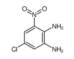 5-chloro-3-nitro-o-phenylenediamine结构式