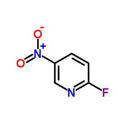 2-氟-5-硝基吡啶结构式