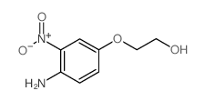 3-硝基-4-氨基苯氧基乙醇结构式