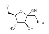 1-氨基-1-脱氧-D-果糖结构式