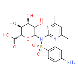 Sulfamidine N1-glucuronide Structure