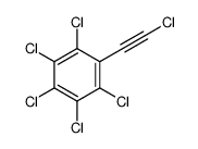 1,2,3,4,5-pentachloro-6-(2-chloroethynyl)benzene Structure