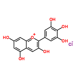 氯化飞燕草素结构式