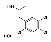 1-(2,4,5-trichlorophenyl)propan-2-amine,hydrochloride Structure