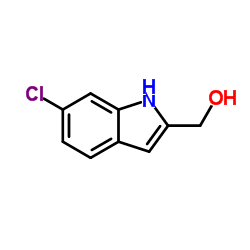 (6-Chloro-1H-indol-2-yl)methanol Structure