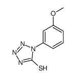 1-(3-methoxyphenyl)-2H-tetrazole-5-thione Structure