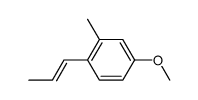 3-methyl-4-propenyl-anisole Structure