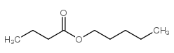 Amyl butyrate Structure